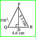 area of /\PQR is ……………cm^2.