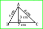 Perimeter of /\ABC=………cm.