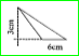 (Fill in the blanks)  area of /\PQR in the figure is………….