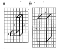 Give an oblique sketch for acube with an edge 4cm long