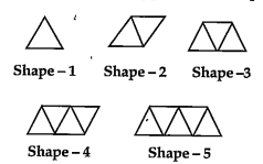 observe the following pattern. Count the number of line segments in each shape. i) how many line segments will such shapes contain? ii) write the rule for the above pattern.