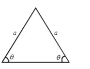 Show that the area of an Issosceles triangle is A = a^(2) theta Sin Cos theta where a is the length of one of the two equal sides and theta is the measure of one oftwo equal angles