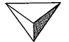A triangular pyramid has a triangle as its base. It is also known as a tetrahedron.   Faces  -    Edges -    Vertices -
