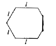 The side of the regular hexagon (fig. 11.10) is denoted by l. Express the perimeter of the hexagon using l.