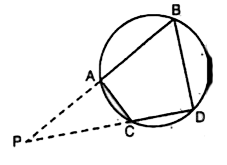 In two chords AB and CD of a circle intersect each other at the point P (when produced) outside the circle. Prove that      PA. PB = PC . PD