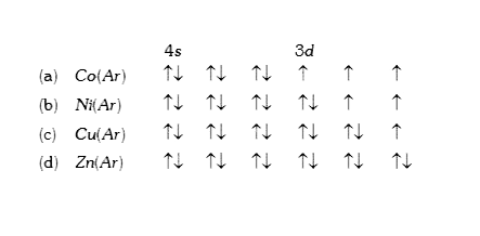 Which of the following is not correct for electron distribution in the ground state