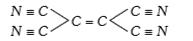 How many simga and pi bonds are there in the molecule of  tetracyanoethylene