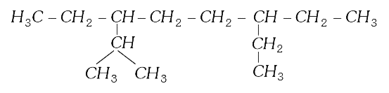 The correct IUPAC name of the following alkane is