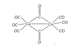 The oxidation state of cobalt in the following molecule is