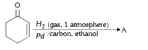 The correct structure of the product A formed in the reaction    is