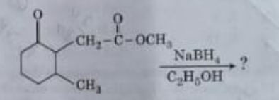 The product formed in the following chemical reaction is: