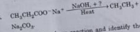 Consider the above reaction and identify the missing reagent/chemical