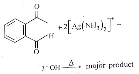 Identify the major product obtained in the following reaction :