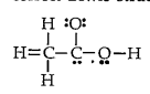 The skeletal structure of CH3COOH as shown below is correct, but some of the bonds are wromgly shown. Write the correct Lewis structure for acetic acid.