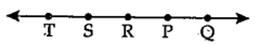 सोबतच्या आकृतीवरून खालील प्रश्नांची उत्तरे लिहा      R हा आरंभबिंदू असलेल्या विरूद्ध किरणांची जोडी लिहा.