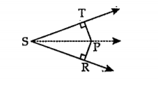 आकृती मध्ये angle RST =  56^@, रेख PT bot किरण ST, रेख PR bot  किरण SR आणि रेख PR cong रेख PT असेल तर angle RSP काढा. कारण लिहा.