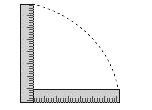 A metre stick is held vertically with one end on the floor and is then allowed to fall. If the end touching the floor is not allowed to slip, the other end will hit the ground with a velocity of (g=9.8