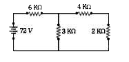 What current will flow through the 2 K Omega resistor in the circuit shown in the figure-