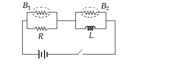 If the switch in the following circuit is turned off, then