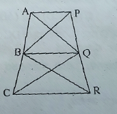 ಚಿತ್ರ 11.28 ರಲ್ಲಿ AP||BQ ||CR ಅದರೆ ವಿ(AQC)=ವಿ(PBR) ಎಂದು ಸಾಧಿಸಿ