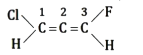 निम्नलिखित अणु पर विचार कीजिए      यदि C1 – C2 का pi - इलेक्ट्रॉन अभ्र, कागज के तल में उपस्थित है, तब निम्नलिखित में से कौन सा/ कौन से सही है/हैं?