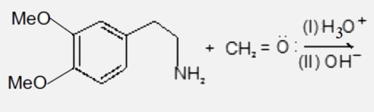 Predict the product of the following reaction :