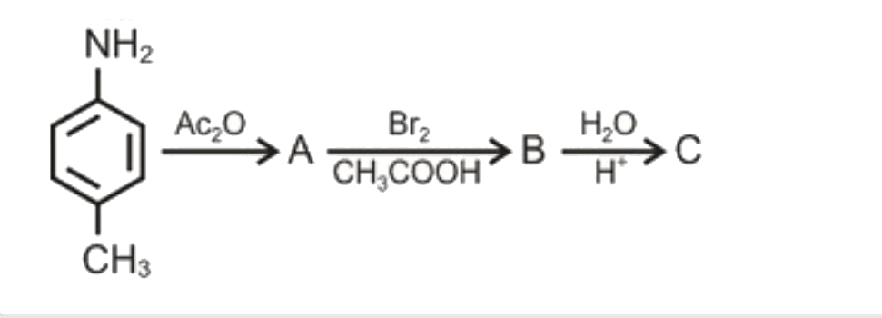 The final product C, obtained in this reaction would be