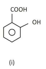 The order of ka values of the following acids is: