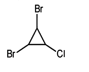 Number of stereoisomers possible for the following compound is