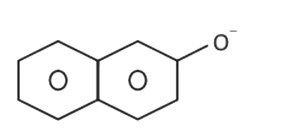 How many resonating structures are possible for the following structure (including the given structure)?