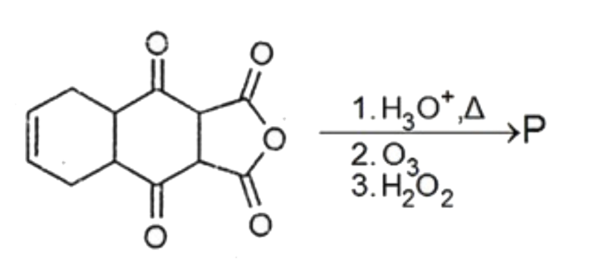 The Total Number Of Carboxylic Acid Groups In The Product P Is 1705