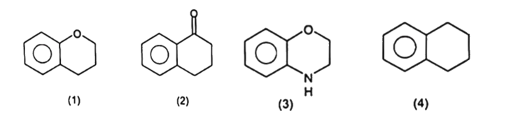 Rank the following compounds in decreasing order of reactivity in electrophilic aromatic substitution reaction