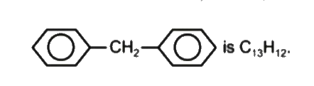 The molecular formula of diphenyl  methane,      How many structural isomers are possible when one of the hydrogen is replaced by a chlorine atom?