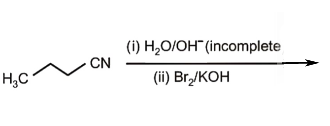 Complete the following reaction