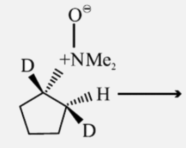 What is the major product in the following reaction :