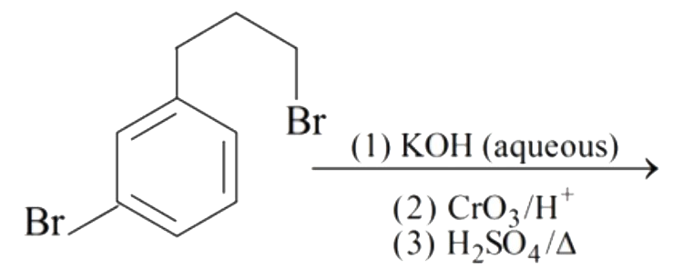 The major product of the following reaction is