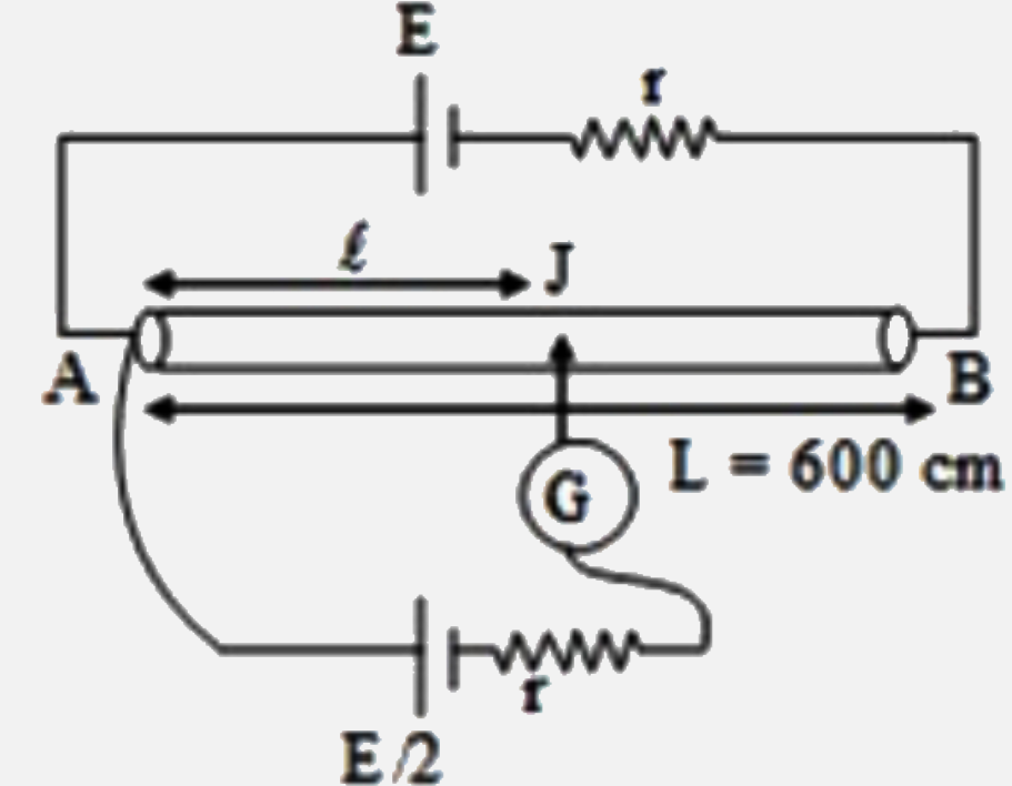 If the resistance of potentiometer wire is 15r then calculate the balance length l