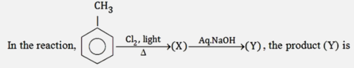 In the reaction  , the product (Y) is