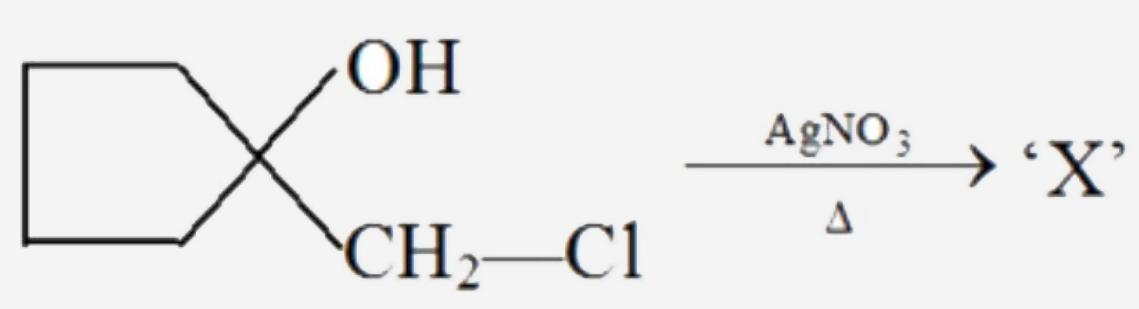 The product 'X' formed in above reaction is