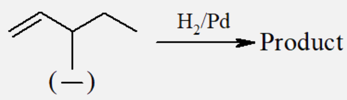 In the give reaction      The product is