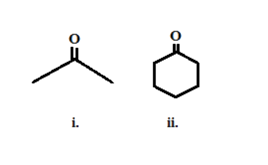 Arrange in the order of stability of enol form of the compounds :