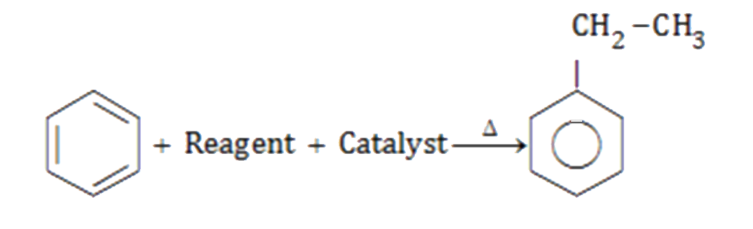Consider the following reaction      In the above reaction reagent / catalyst will be