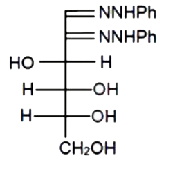 Among the given carbohydrates, which pair can form the same osazone as given below: