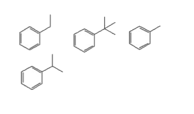 Identify the total number of compound from the following which will yield monocaroxylic acid on oxidation with KMnO(4) is acidic medium