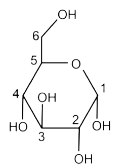 In alpha-D - Glucose, the anomeric carbon is at :
