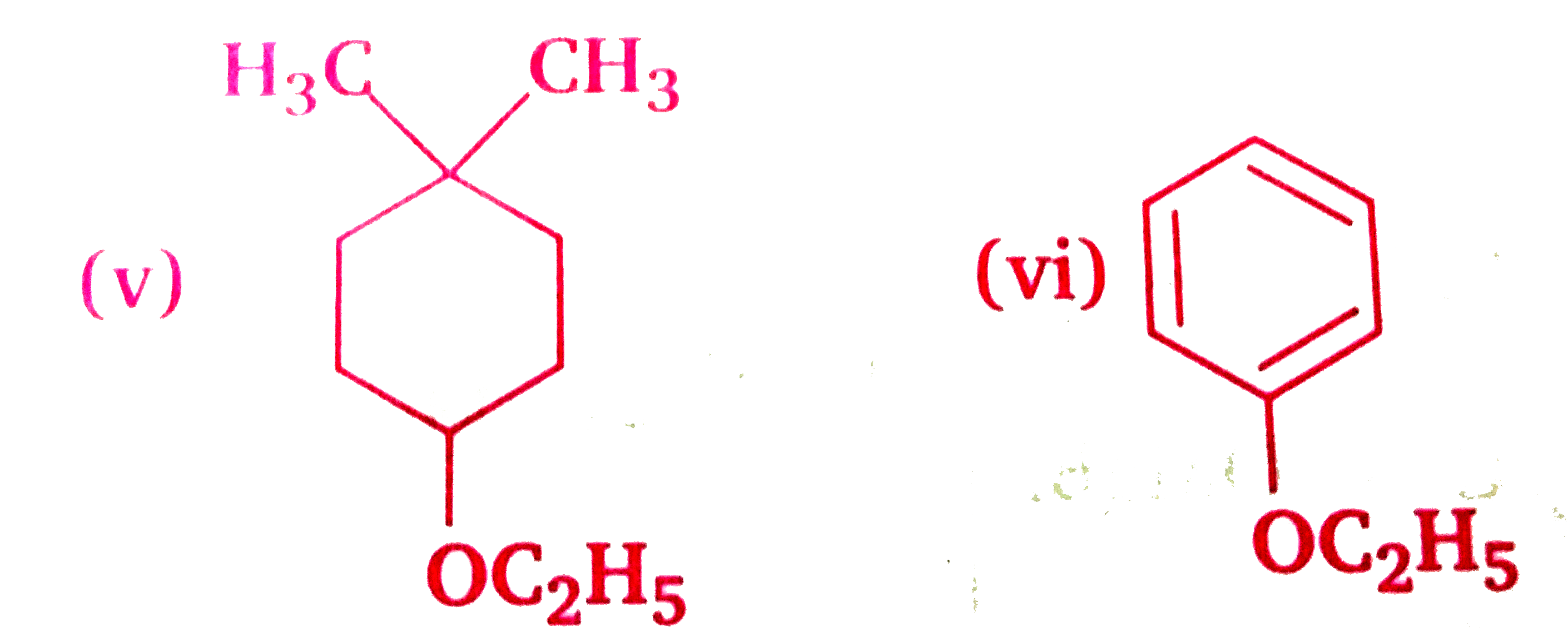 निम्न ईथरों के IUPAC नाम लिखिये-   (i) C(2)H(5)OCH(2)-underset(CH(3))underset(|)(CH)-CH(3)   (ii) CH(3)OCH(2)CH(2)Cl   (iii) O(2)N-C(6)H(4)-OCH(3) (p)   (iv) CH(3)CH(2)CH(2)OCH(3)   (v)