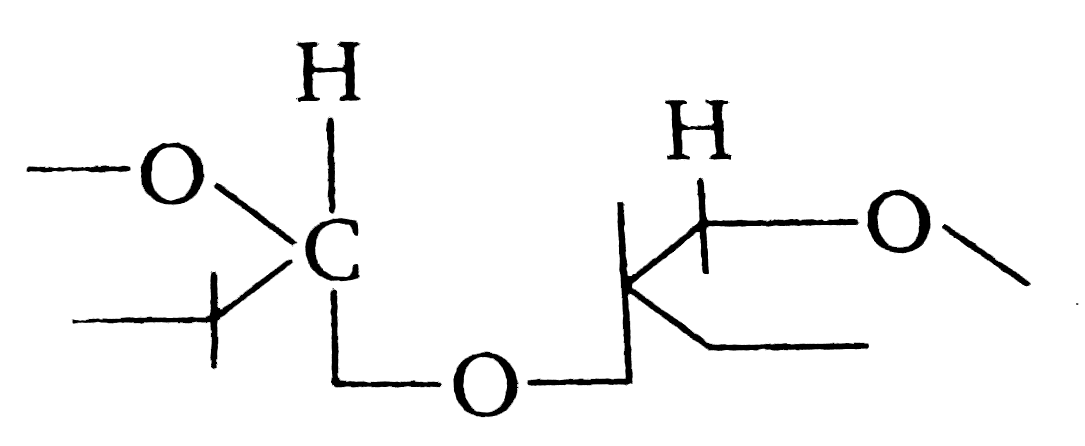 दो मोनोसैकेराइड्स इकाइयों के मध्य नीचे दिखाया गया लिंकेज कहलाता है -