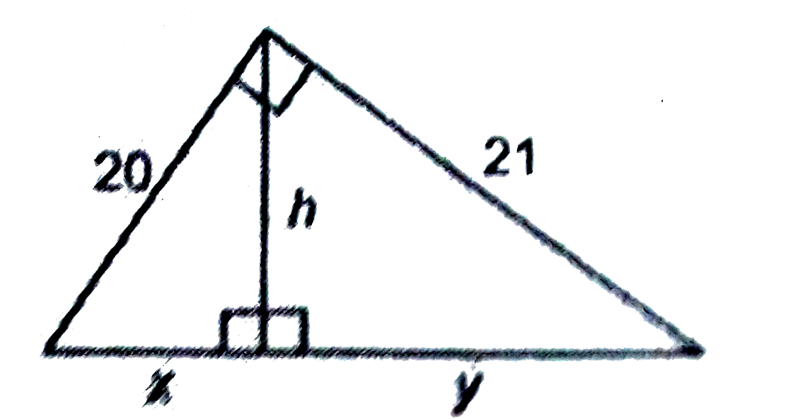 In the adjoining figure, find  x,y and h.