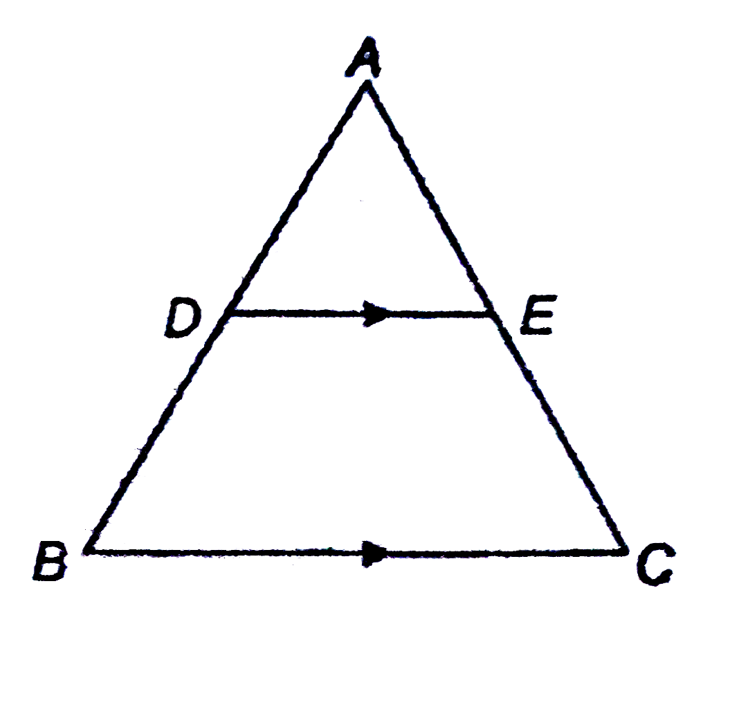 In the adjoining figure DE||BE and D divides AB in the ratio 2:3 find.   (i) (AE)/(EC) (ii) (AE)/(AC)