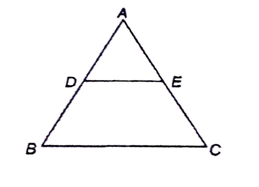 In DeltaABC,D and E are points on the sides AB and AC respectively. Find whether DE||BC if   (i) AD= 3cm , BD = 4.5cm, AE = 4cm, AC= 10cm   (ii) AB=7 cm , BD = 4.5cm, AE = 3.5 cm, CE= 5.6cm.